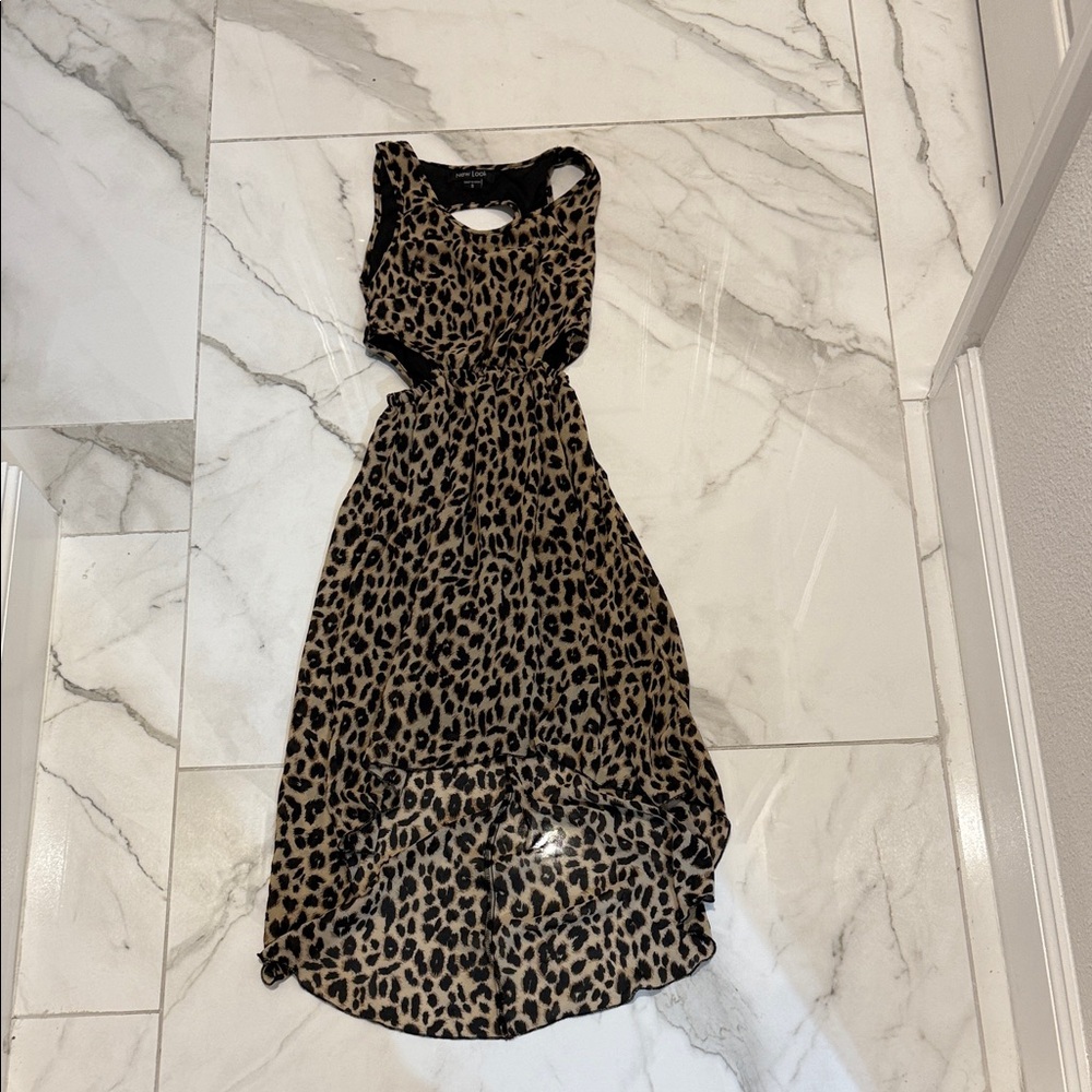 New Look Leopard Hi low Dress
